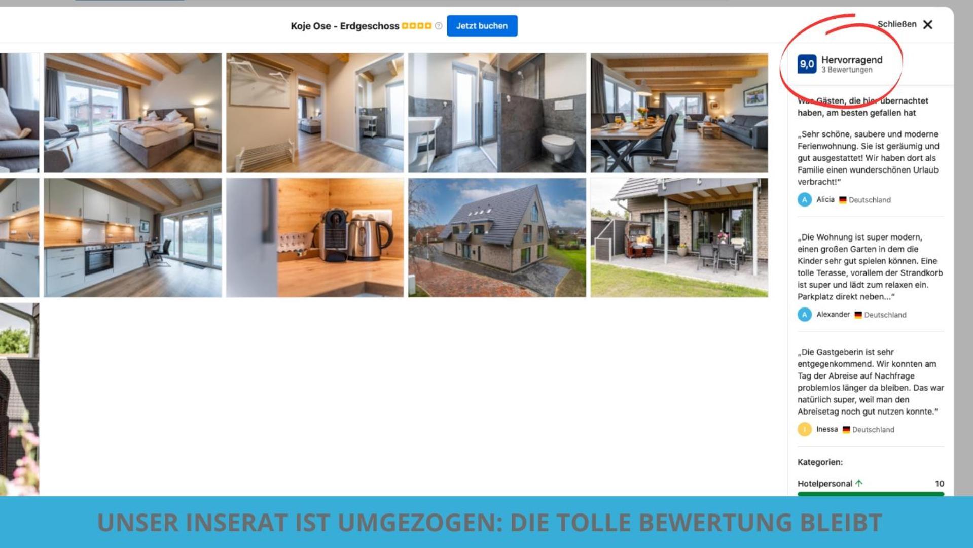 בוסום Kuestenkojen Mit 4 Ferienwohnungen Fuer 1 Bis 8 Pers Mit Diversen Schlafzimmern, Garten Oder Balkon מראה חיצוני תמונה