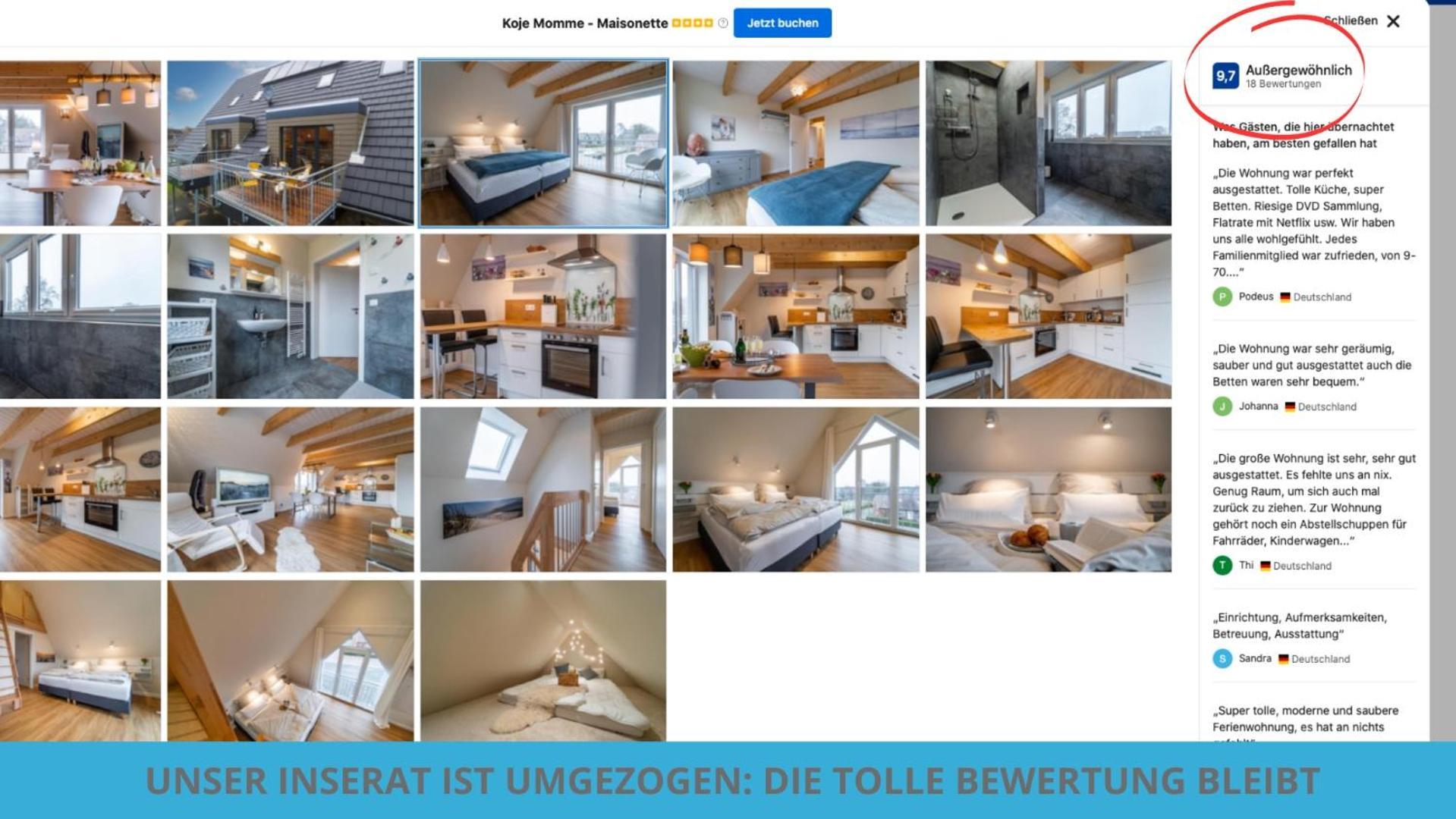 בוסום Kuestenkojen Mit 4 Ferienwohnungen Fuer 1 Bis 8 Pers Mit Diversen Schlafzimmern, Garten Oder Balkon מראה חיצוני תמונה
