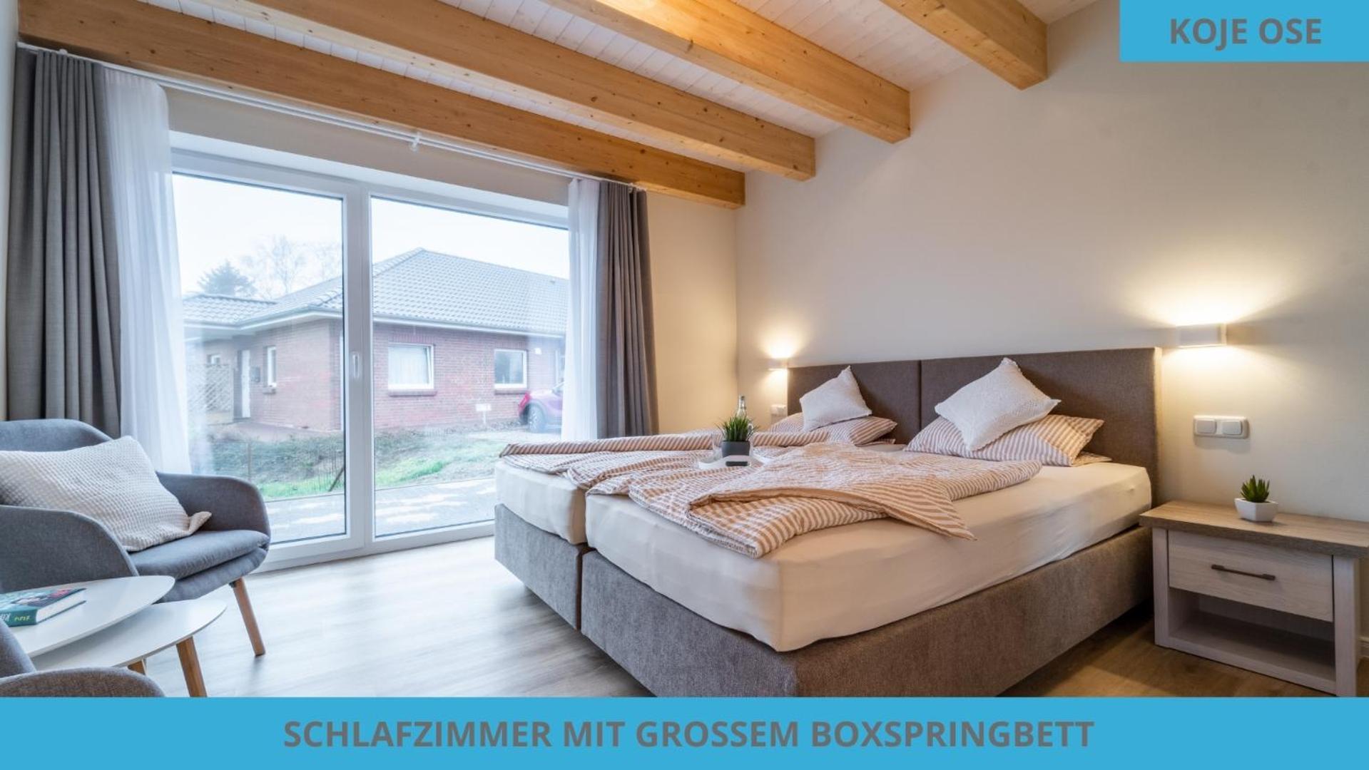 בוסום Kuestenkojen Mit 4 Ferienwohnungen Fuer 1 Bis 8 Pers Mit Diversen Schlafzimmern, Garten Oder Balkon מראה חיצוני תמונה