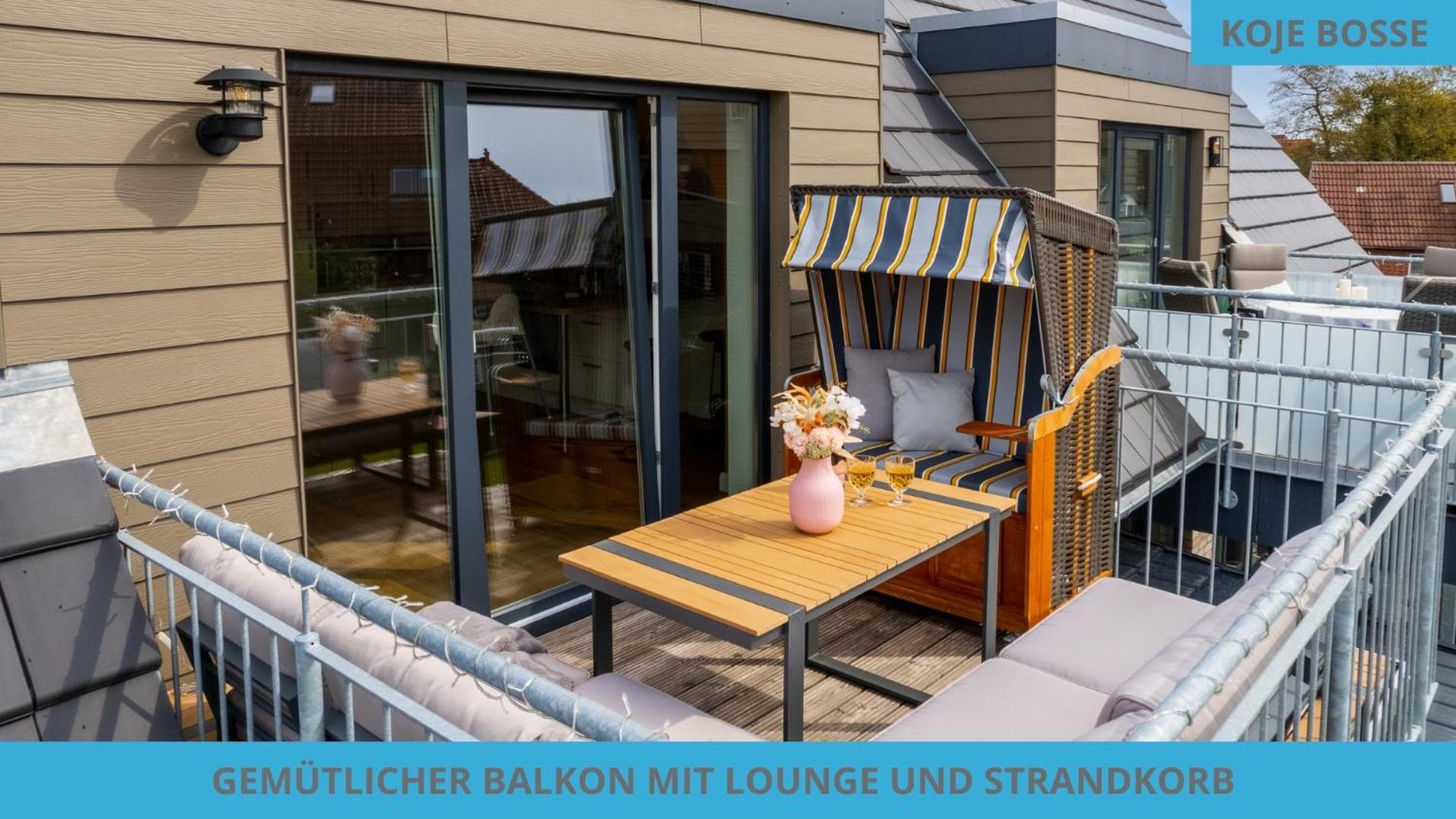 בוסום Kuestenkojen Mit 4 Ferienwohnungen Fuer 1 Bis 8 Pers Mit Diversen Schlafzimmern, Garten Oder Balkon מראה חיצוני תמונה
