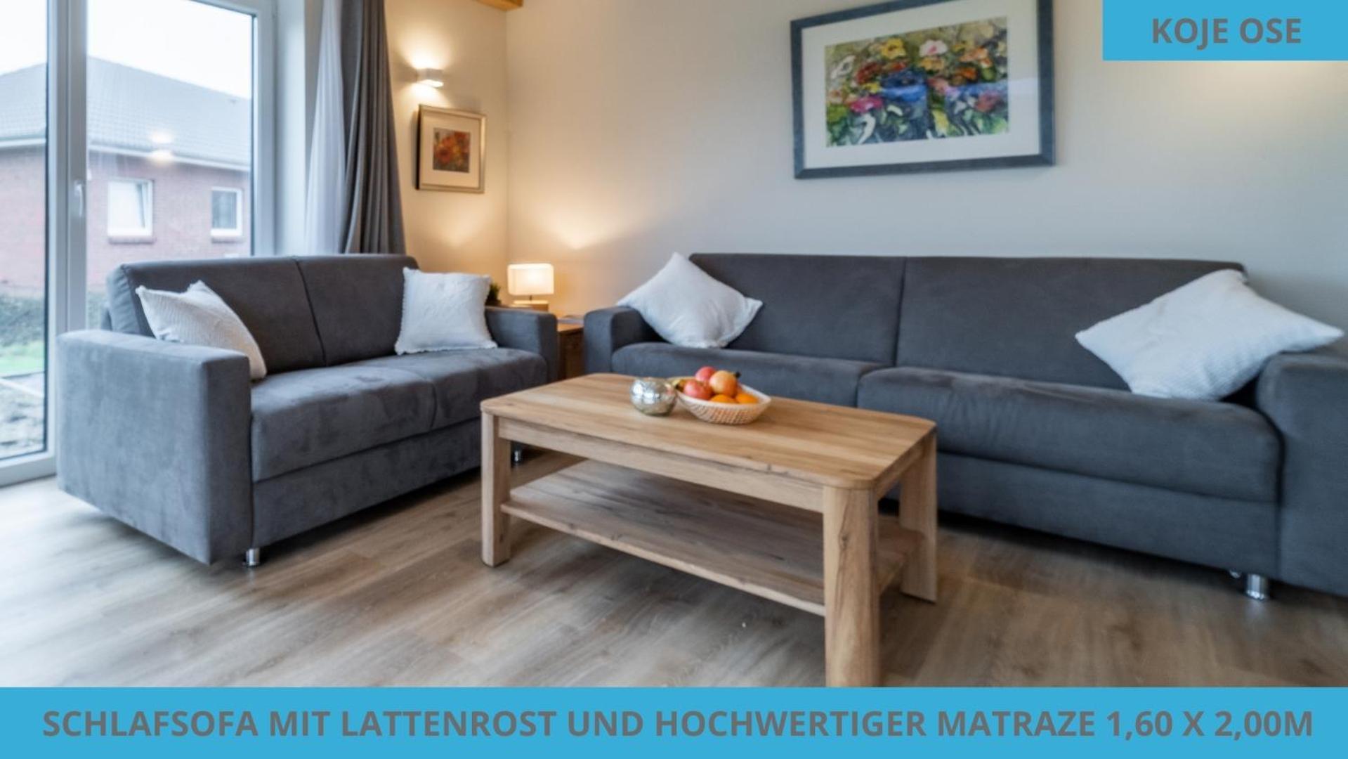 בוסום Kuestenkojen Mit 4 Ferienwohnungen Fuer 1 Bis 8 Pers Mit Diversen Schlafzimmern, Garten Oder Balkon מראה חיצוני תמונה