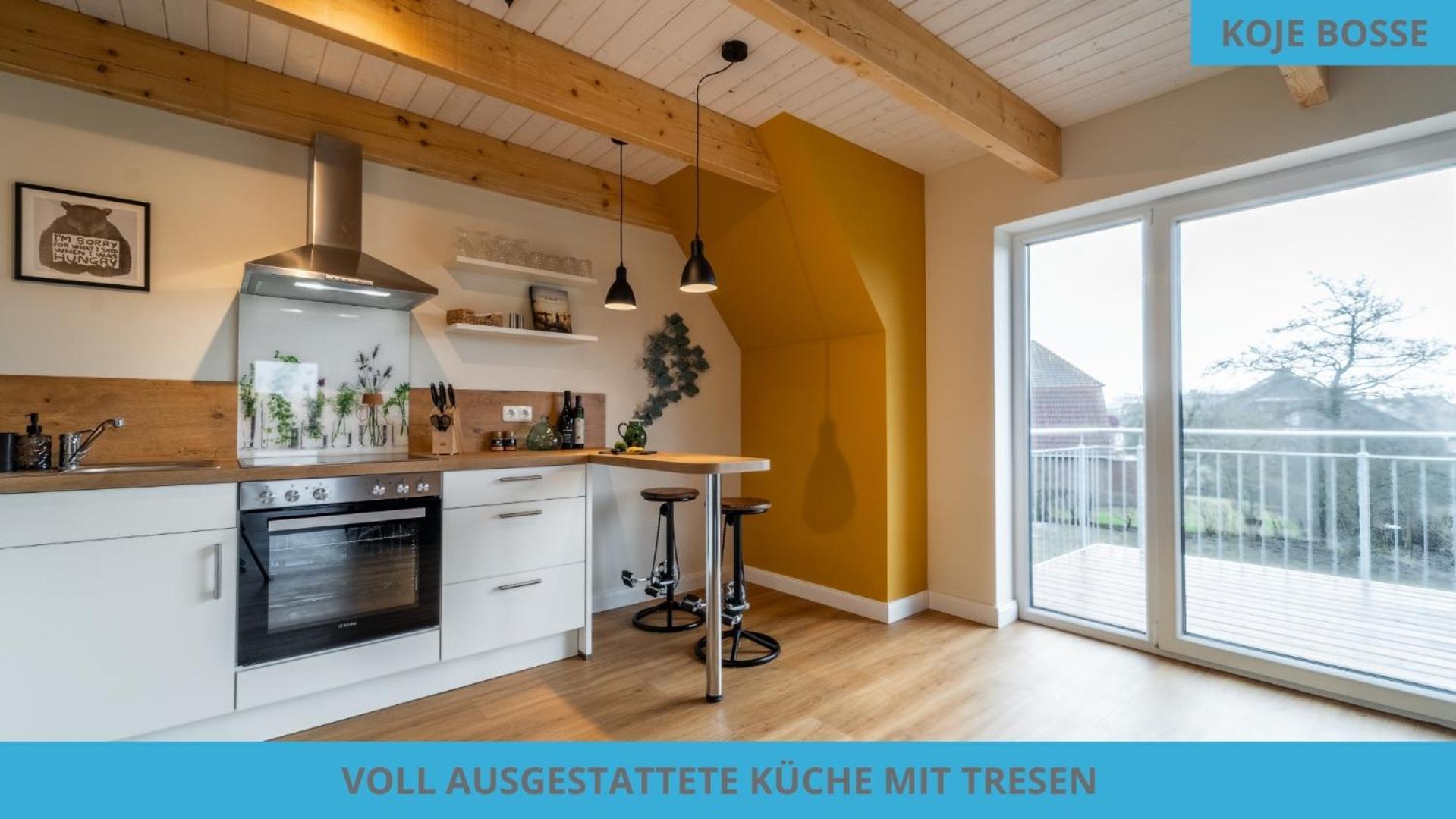 בוסום Kuestenkojen Mit 4 Ferienwohnungen Fuer 1 Bis 8 Pers Mit Diversen Schlafzimmern, Garten Oder Balkon מראה חיצוני תמונה