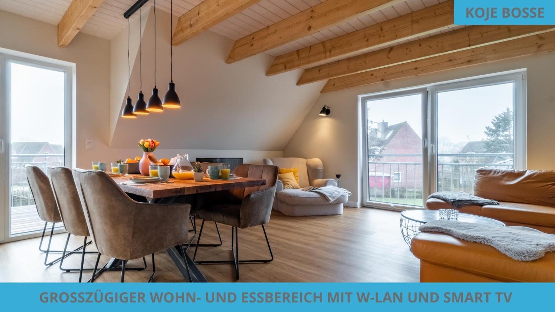 בוסום Kuestenkojen Mit 4 Ferienwohnungen Fuer 1 Bis 8 Pers Mit Diversen Schlafzimmern, Garten Oder Balkon מראה חיצוני תמונה