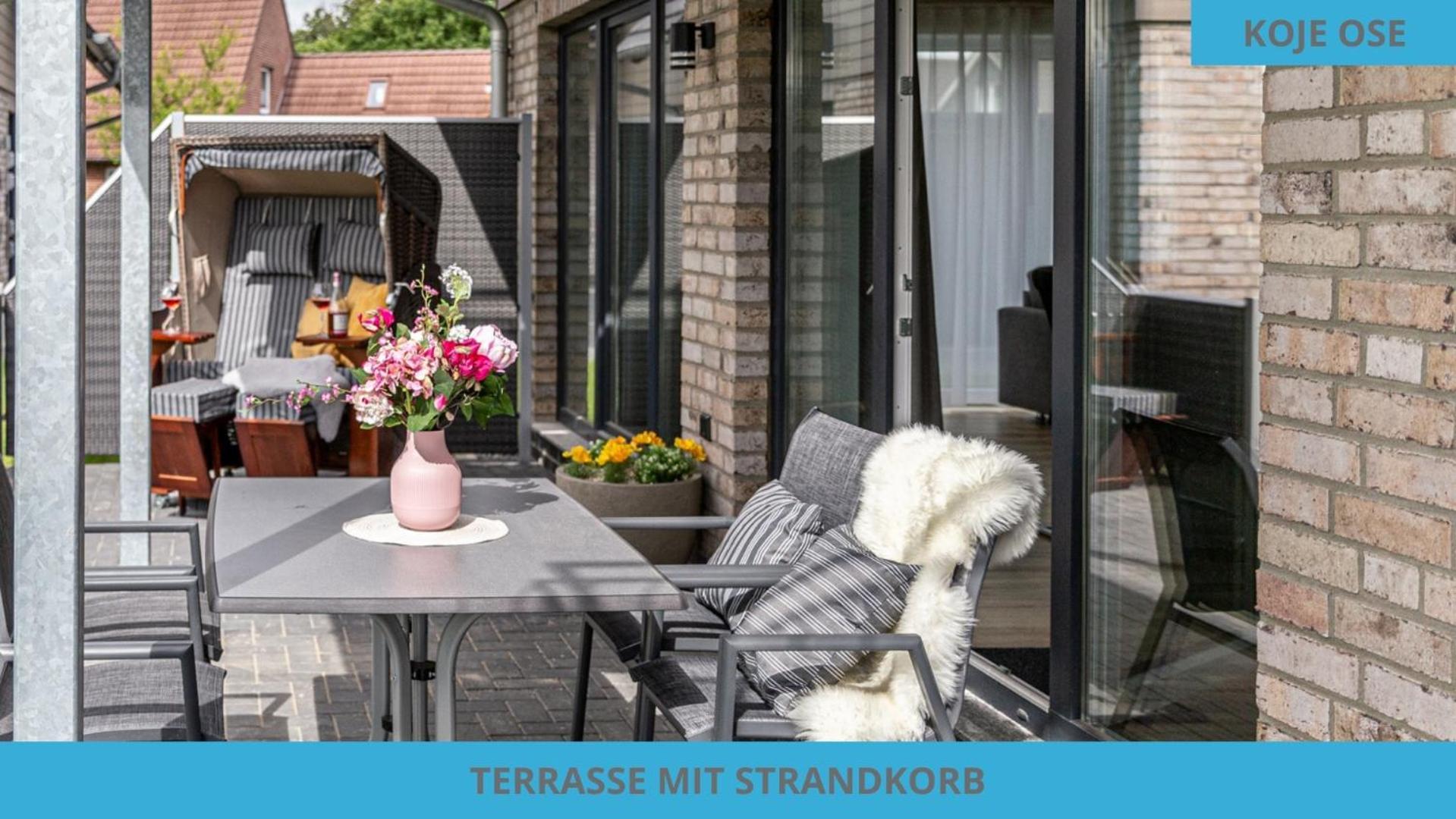 בוסום Kuestenkojen Mit 4 Ferienwohnungen Fuer 1 Bis 8 Pers Mit Diversen Schlafzimmern, Garten Oder Balkon מראה חיצוני תמונה